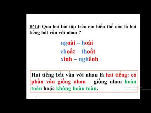 Luyện từ và câu tiết 2 – Luyện tập cấu tạo của tiếng