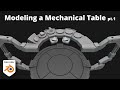 🔴 Modeling a mechanical table for my VR game! | Blender