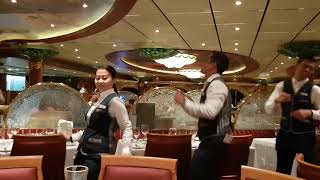 Carnival Spirit Dinner Crew: Farewell Song & Shake, Shake, Shake - August 2018