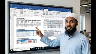 MS Word Table &amp; Formatting Tutorial Bangla