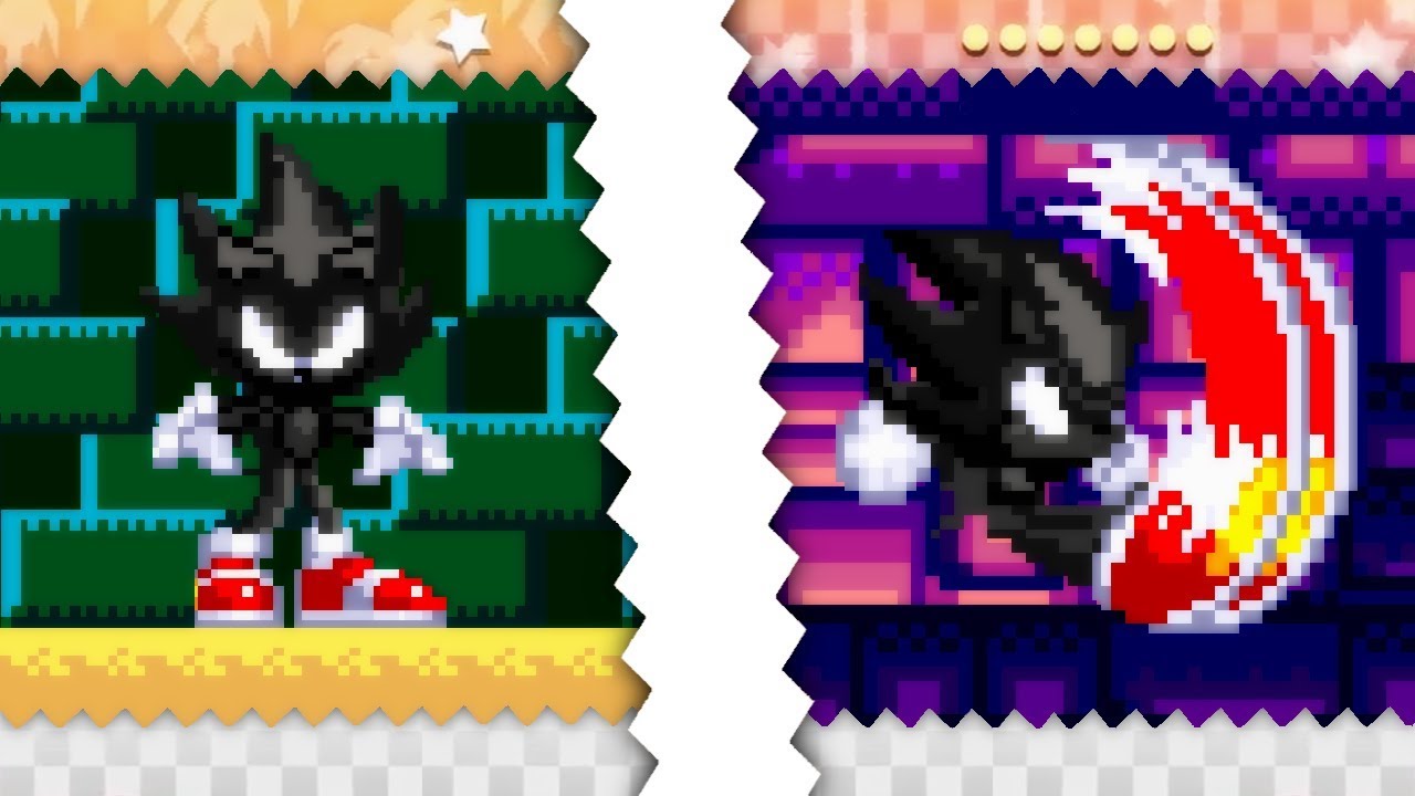 Sonic Hacks ✪ Dark Sonic 3 & Knuckles 