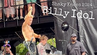 Billy Idol Gets Shirtless During “Rebel Yell” : Shaky Knees Music Festival : Atlanta, GA 2024