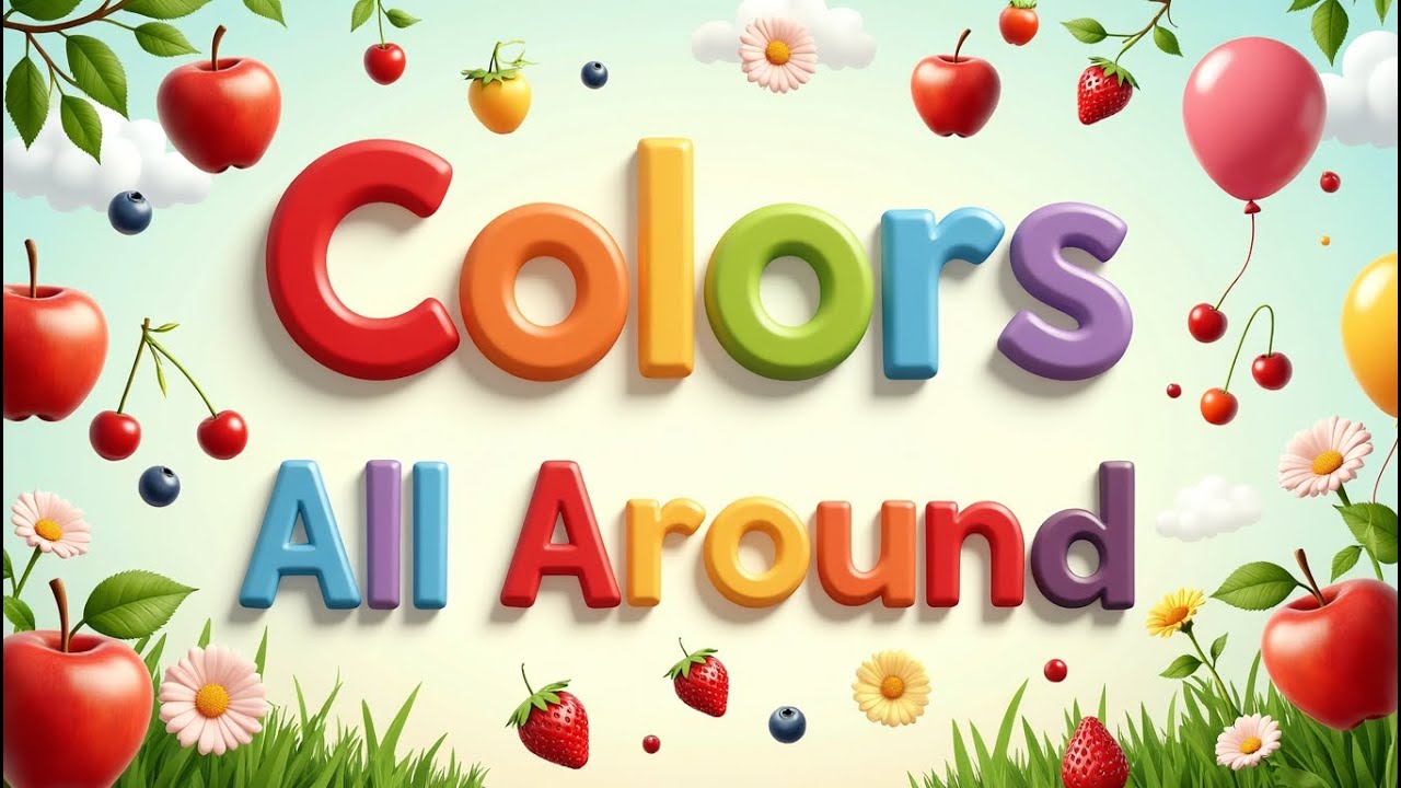 🎨 Colors All Around | Learn Colors Song for Kids - YouTube