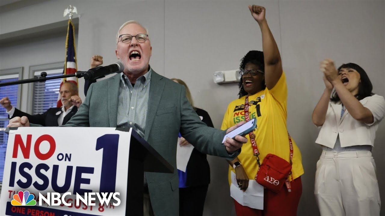 Ohio voters reject Issue 1 proposal in abortion battle