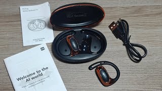 HTC NE35 OWS Open Ear Wireless Bluetooth Headphones with Ai Translation (Review)
