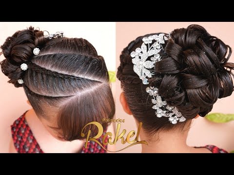 Peinado ELEGANTE/ FÁCIL Recogido/ Peinados Para Graduación, Comuniones o  Fiestas/ Peinados Rakel - YouTube