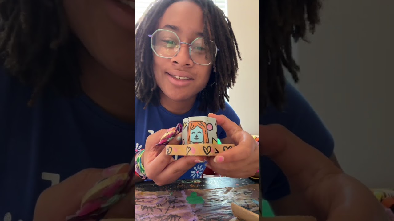 I love using acrylic markers to make cool handmade plant pots! I have also made some magnets! -Addy