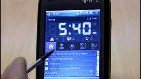 HTC TyTN II (Kaiser) Demonstration by eXpansys