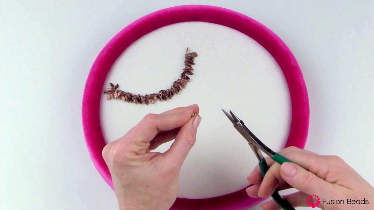 How to Use Split Ring Pliers to Open Split Rings Beading Tutorial