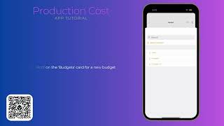 Video tutorial of the Production Cost App screenshot 5