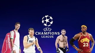 NBA UFC TENNIS Players Playing Football ft LeBron James, Khabib, Doncic, Djokovic