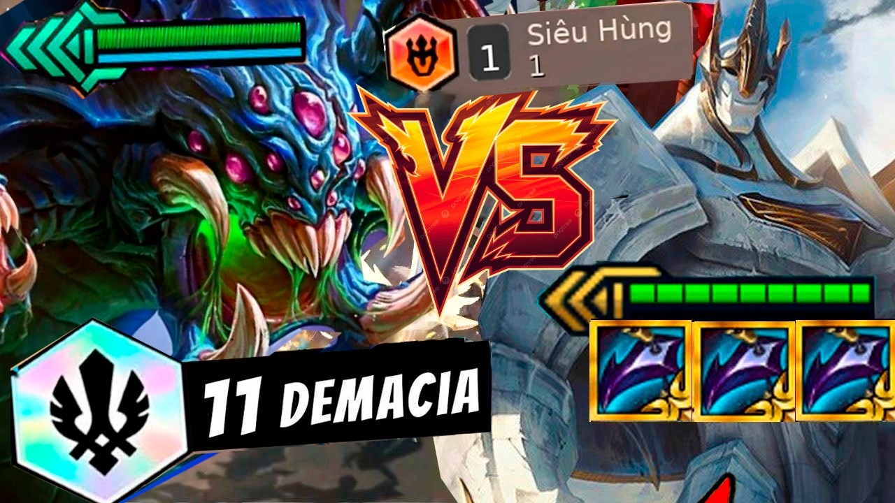 TRẬN CHIẾN TỶ VIEW : BARON NASHOR 4 SAO VS 11 DEMACIA GALIO + 3 VUỐT RỒNG ÁNH SÁNG ???