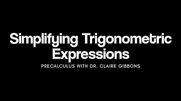 Simplifying Trigonometric Expressions
