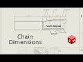 How to Use Chain Dimensions in Engineering Drawings
