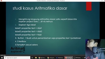 ARITMATIKA penjumlahan sederhana dengan menggunakan Vb.net....