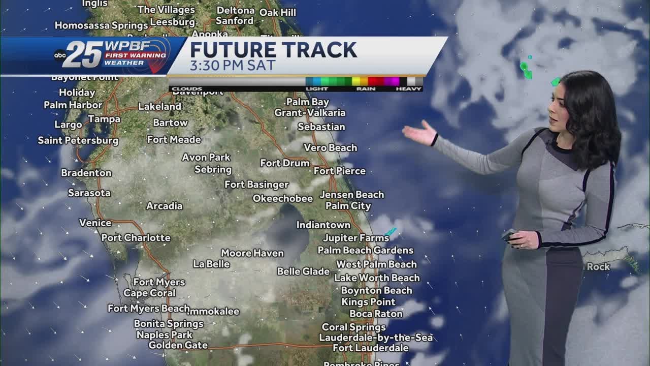 Two cold fronts impacting South Florida - YouTube