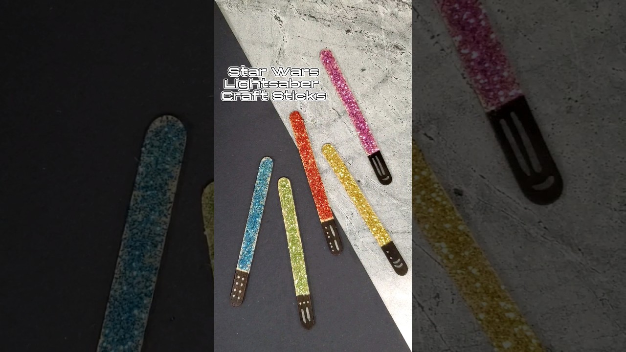 Star Wars Day Lightsaber Craft Stick DIY | 