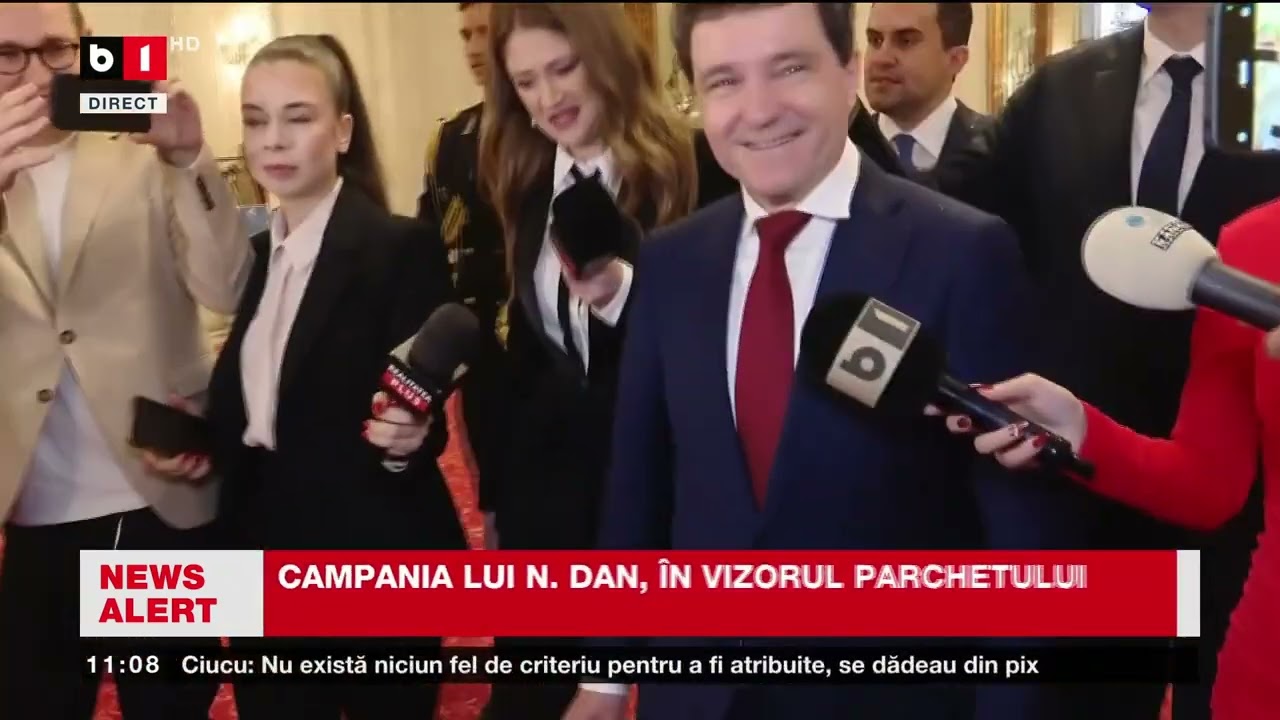 SURSE: CAMPANIA LUI N. DAN, ÎN VIZORUL PARCHETULUI_Știri B1TV_27 febr. 2026