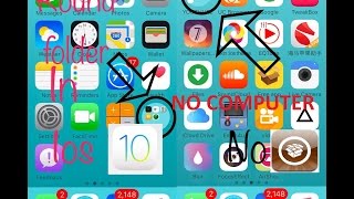 How to get round folder in ios 10 or 10.1 screenshot 5
