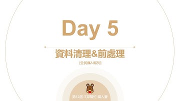 Python 全民瘋AI系列 [Day 5] 資料清理&前處理