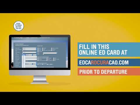 Know before you go! Online ED Cards fill-in instructions.