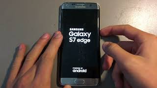 Samsung Galaxy S7 Edge Verizon startup and shutdown