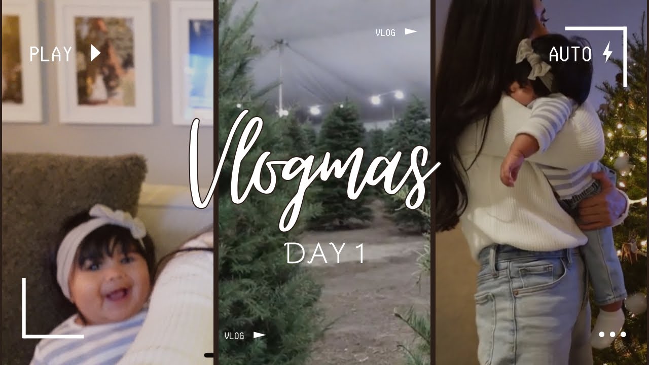 Vlogmas Day 1 | Christmas decor shopping | Picking our tree - YouTube
