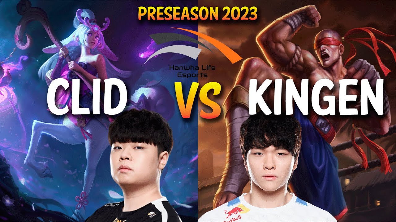 HLE Clid vs HLE Kingen - LILLIA vs LEE SIN Jungle - KR Ranked