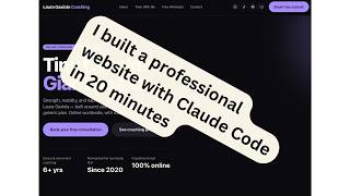 I Built a Professional Personal Training Website with Claude Code in 20 minutes
