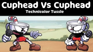 Technicolor Tussle: Cuphead vs Cuphead FnF - #indiecrossvsindiecross