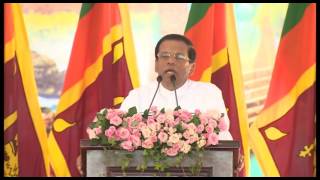 Sirisena Speech Mathin Nidahas Ratak 2016 09 09