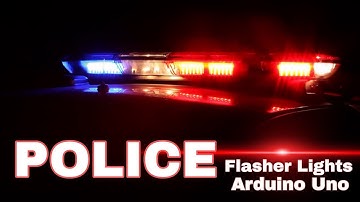 DIY Police Flasher Lights for RC Car | police flasher lights for car | police light in cycle