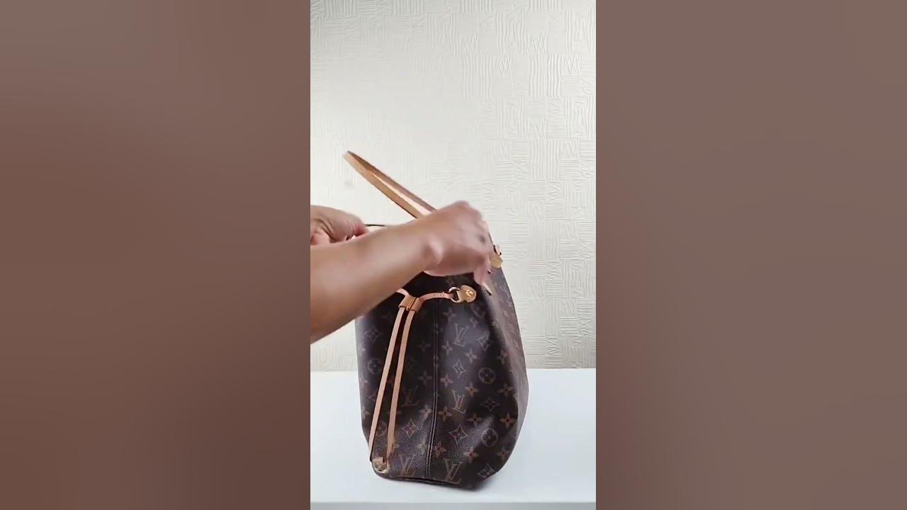 How to turn the Louis Vuitton Neverfull MM into a crossbody bag