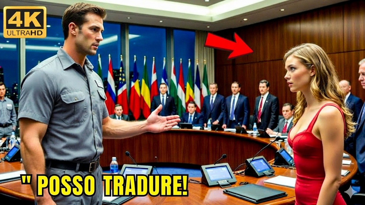 14 interpreti fallirono — poi un padre single bidello parlò 8 lingue e salvò l’accordo.