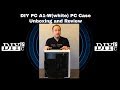 DIY PC A1-W(white) Tempered Glass PC Case Unboxing and Review