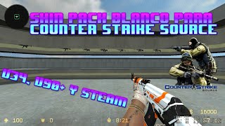 PACK DE SKINS BLANCO DE CSGO PARA COUNTER STRIKE SOURCE V34, V90 Y STEAM #4 PACK DE SKINS BLANCO DE CSGO PARA COUNTER STRIKE SOURCE V34, V90 Y STEAM #4