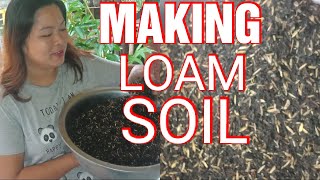 Kahit nasa bahay lang pwede ng gumawa sariling loam soil.. cocopeat,
compost, vermicast, carbonized rice hull, hull at garden soil ang mga
sangkap sa...