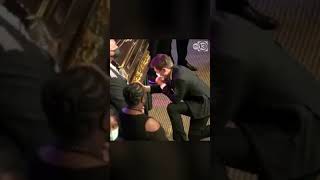 George Floyd funeral shows Minneapolis mayor Jacob Frey kneeling and crying at Floyd's Lawmakers Tour Damage On Lake Street University Avenue