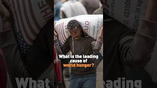 What is the leading cause of world hunger?