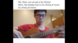 Traditional Chinese Guzheng vs Classical Guitar