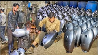 How Motorcycle Fuel Tanks Are Made Inside Factory