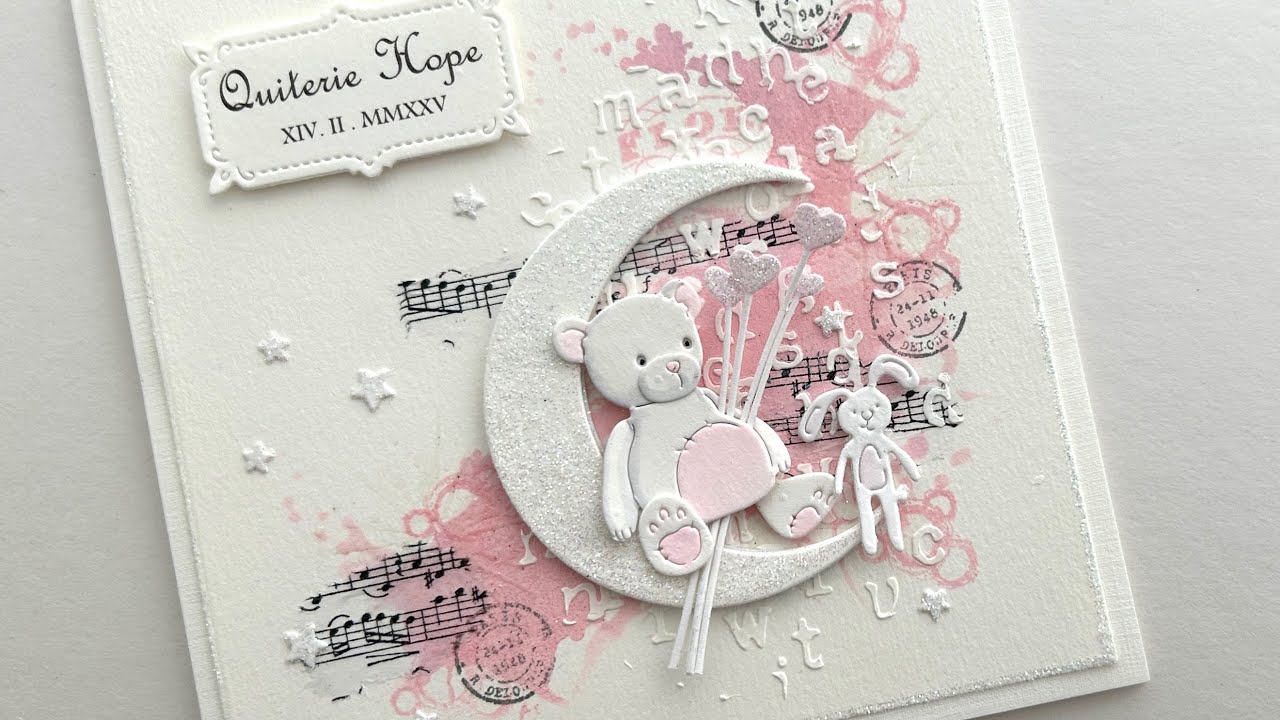 Mixed Media Baby Congratulations