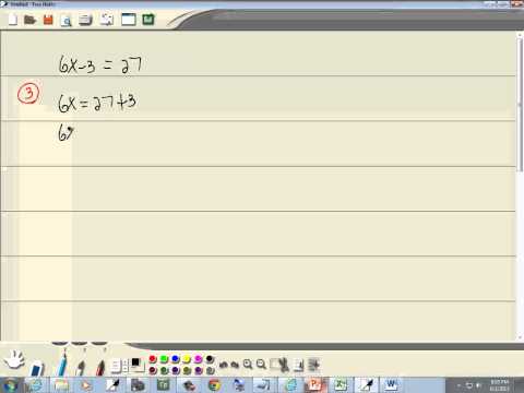 College Algebra Homework - Solving Linear Equations - P0158403