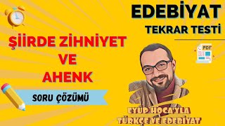Şi̇i̇rde Zi̇hni̇yet Ve Ahenk Uyak Redi̇f Ölçü Soru Çözümü
