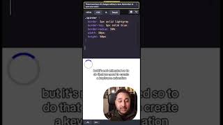 How to create a Loading Spinner with just a few lines of HTML and CSS