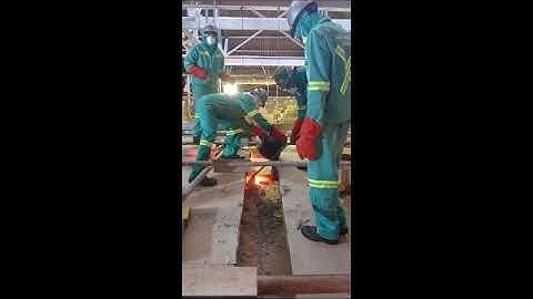 Glass Furnace Hot Repairs - Expansion Joint Sealing