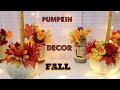 ARREGLO DE FLORES CON CALABAZAS 🎃 / DIY FALL DECOR