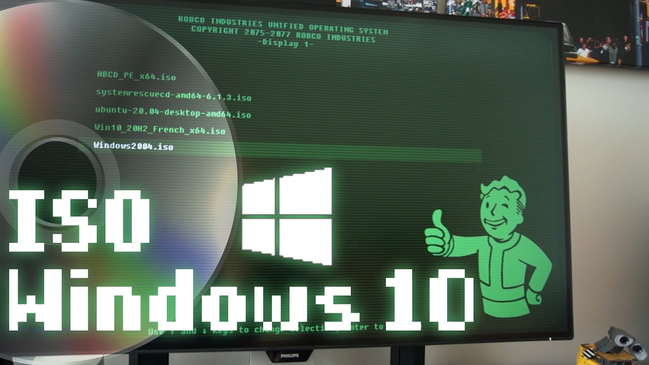 Les images ISOs de Windows 10 💿 comment les récupérer et les utiliser ?
