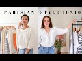 PARISIAN STYLE 10x10 CAPSULE WARDROBE CHALLENGE | Collaboration with Bri Lamberson | Jessica Harumi