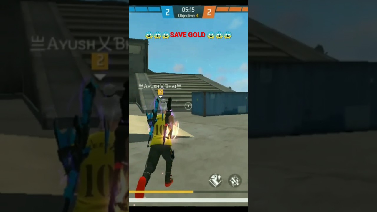 save gold in free fire 